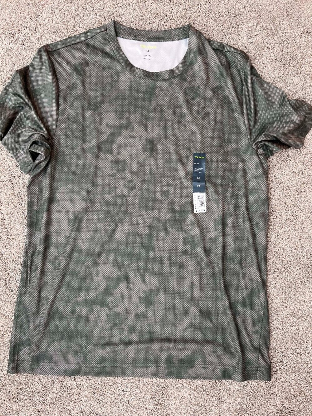 Men's Dry Tek Short Sleeve Athletic Shirt UPF-15